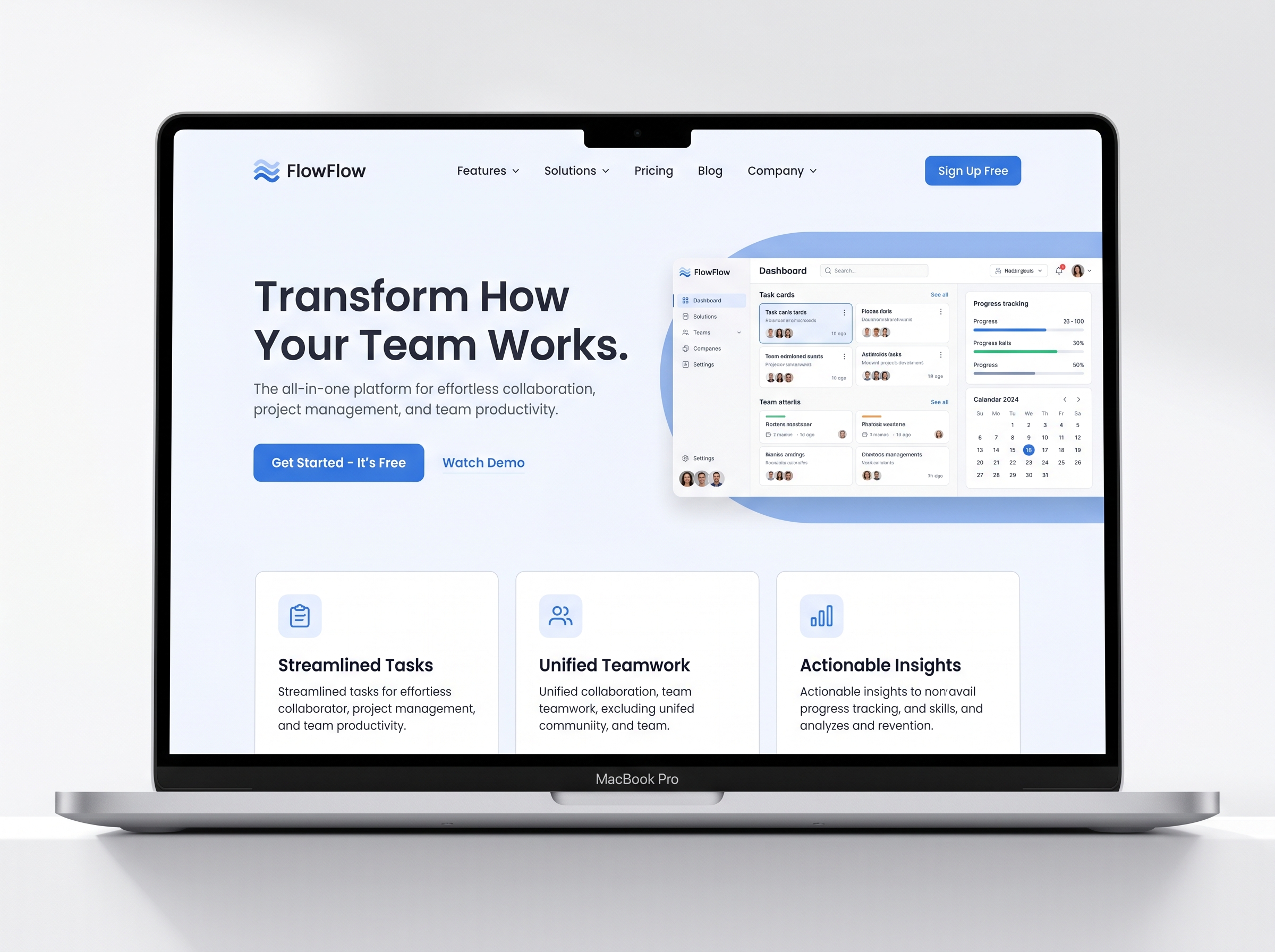 Landing Page Design